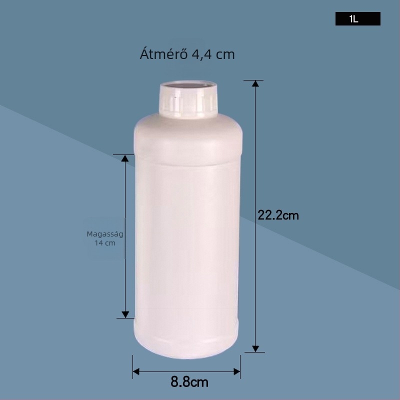 PE adagoló palack, 100–1100 ml, műanyag minta palack növényvédő szerhez és vegyi reagensekhez
