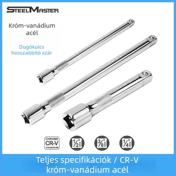 3/8 hüvelykes ratchet wrench extension rod, hosszú extension rod, socket wrench accessory