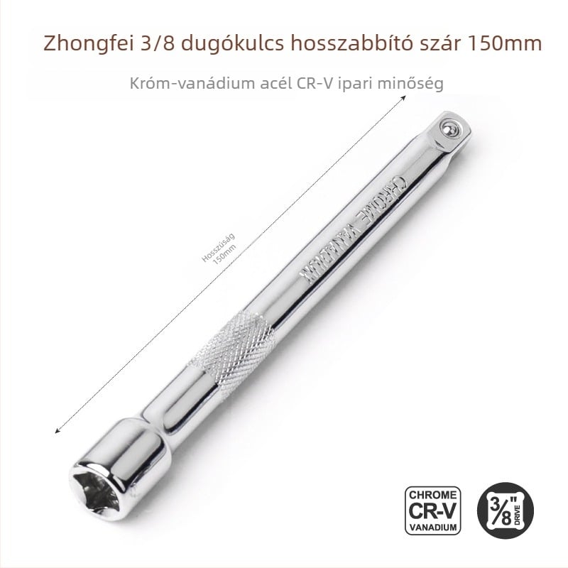 3/8 hüvelykes ratchet wrench extension rod, hosszú extension rod, socket wrench accessory