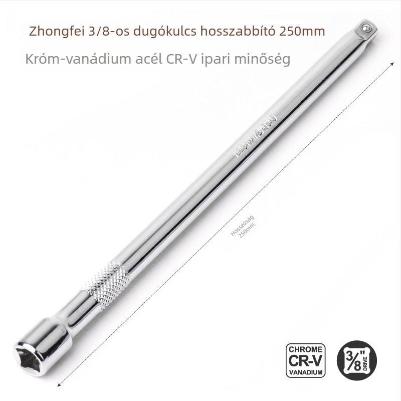 3/8 hüvelykes ratchet wrench extension rod, hosszú extension rod, socket wrench accessory