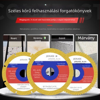 Jie Ruide forrasztott gyémánt vágókorong kőhöz, márványhoz, onixhoz és üveghez