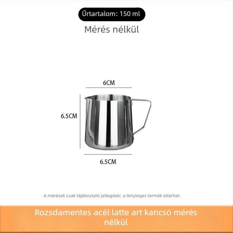 Rozsdamentes acél mérőedény skálával, 500 ml