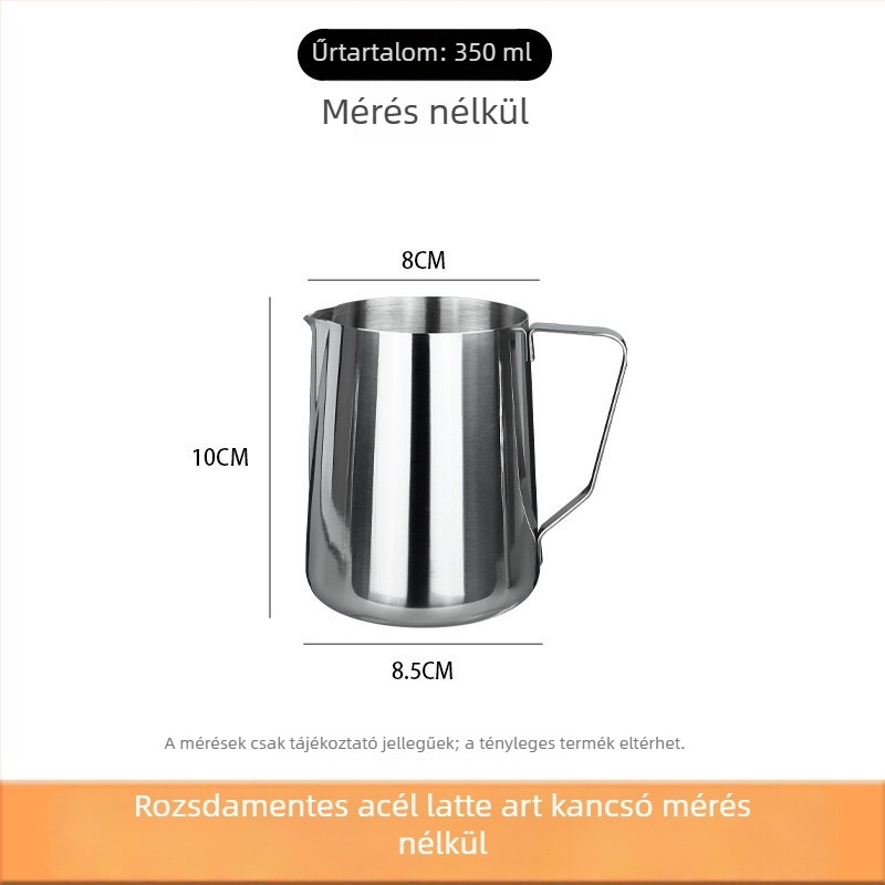 Rozsdamentes acél mérőedény skálával, 500 ml