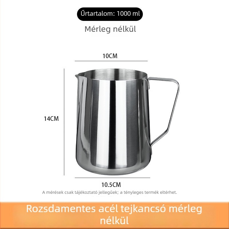 Rozsdamentes acél mérőedény skálával, 500 ml