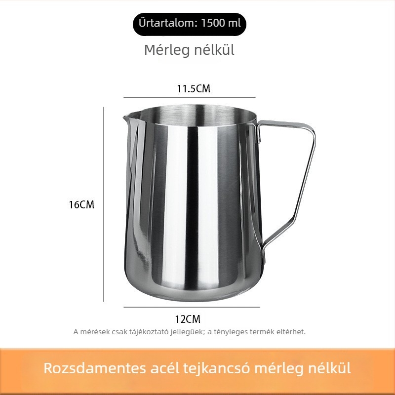 Rozsdamentes acél mérőedény skálával, 500 ml