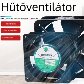 JJS 15×15 cm csendes forrasztási füstelszívó ventilátor, 220V
