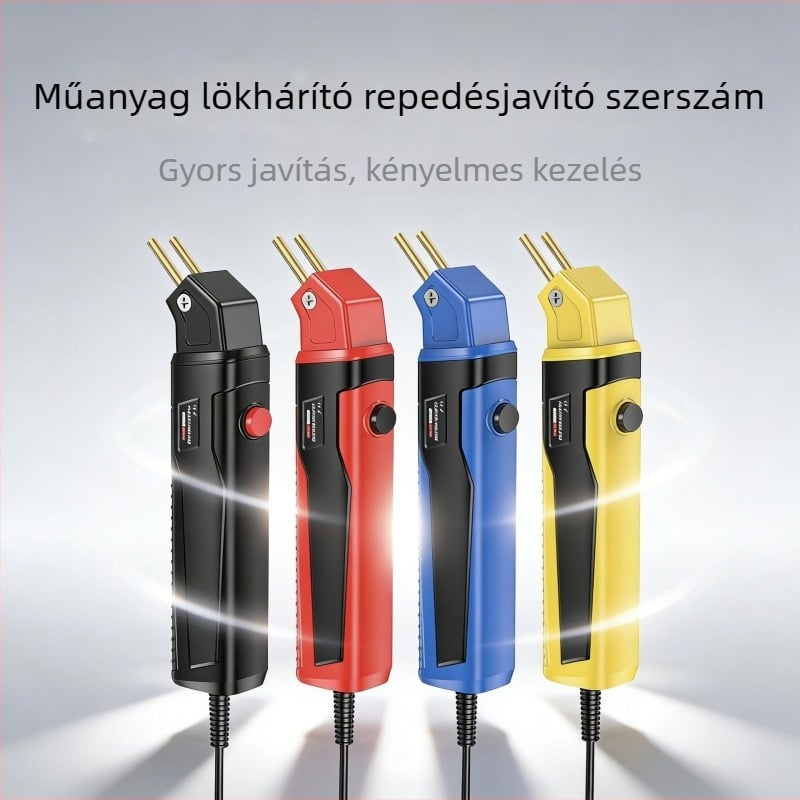 Mini műanyag javító hegesztőgép – autó lökhárító repedéseinek javítása, meleg olvasztó hegesztőpisztoly