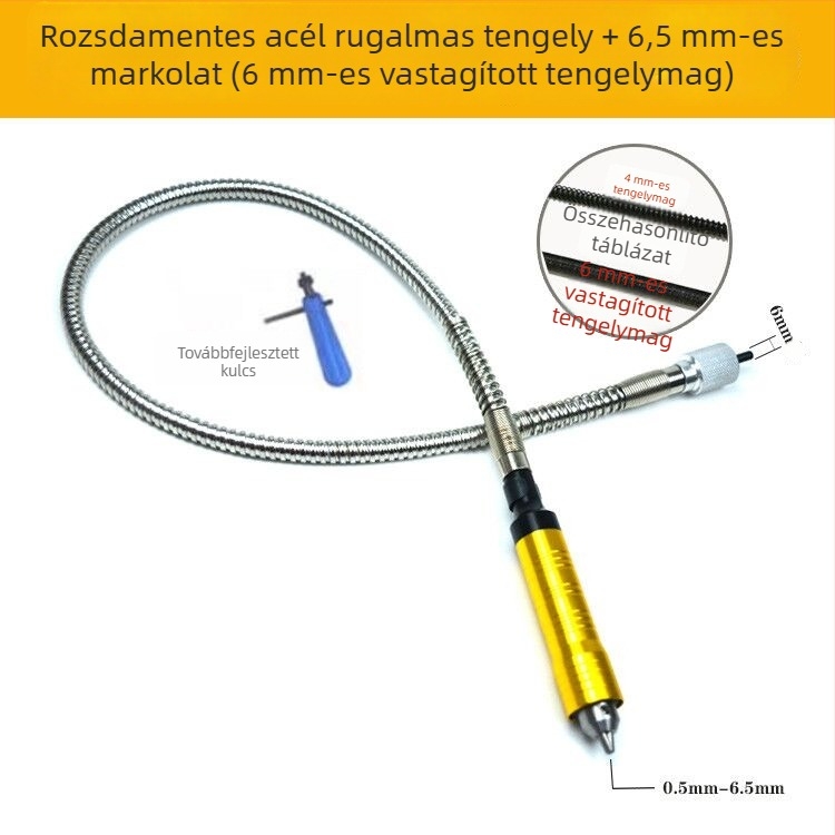 Rugalmas tengellyel működő elektromos csiszoló és fúró, átalakítható függő csiszolóvá; gravíró gép; jáde- és fa faragó eszközök; gyökérfaragó eszközök; faragó kés és daltok
