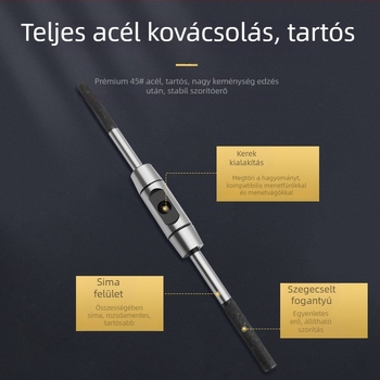Állítható kattintókészülék hosszabbító rúddal a menethez
