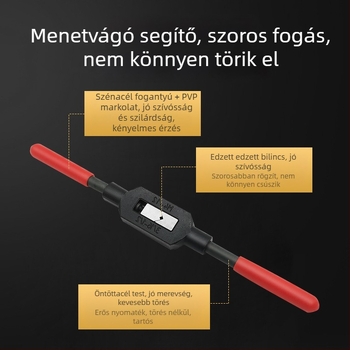 Állítható kattintókészülék hosszabbító rúddal a menethez