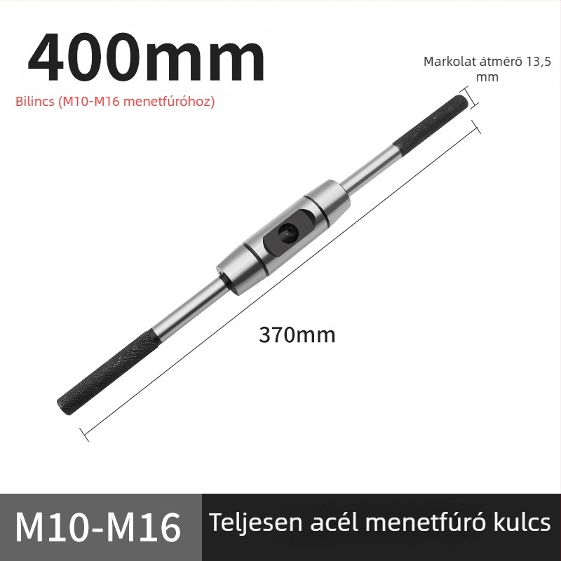 Állítható kattintókészülék hosszabbító rúddal a menethez