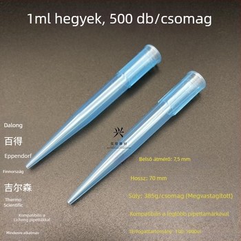 Xingya pipettahegyek, magas hőmérséklet-ellenálló, 10 μL–10 mL