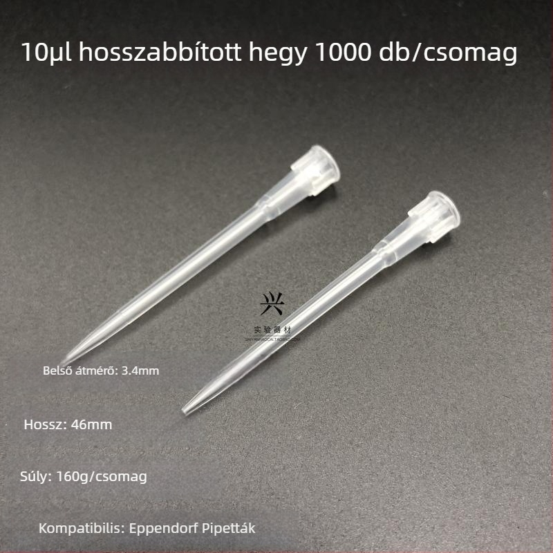 Xingya pipettahegyek, magas hőmérséklet-ellenálló, 10 μL–10 mL