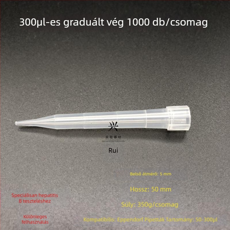 Xingya pipettahegyek, magas hőmérséklet-ellenálló, 10 μL–10 mL