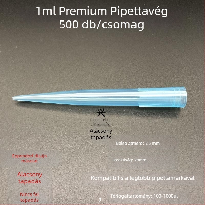 Xingya pipettahegyek, magas hőmérséklet-ellenálló, 10 μL–10 mL