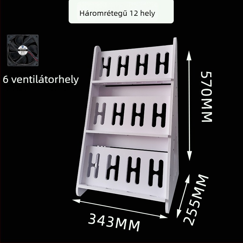 Stúdióhoz tervezett többpozíciós telefonállvány, asztali vagy mennyezeti kivitel, több rétegű tartó a telefonokhoz