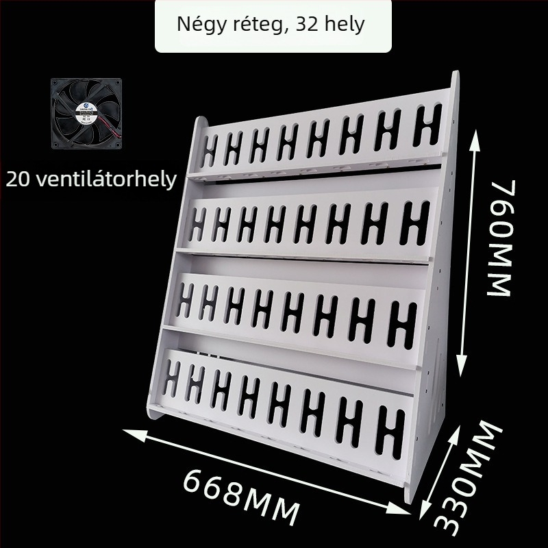 Stúdióhoz tervezett többpozíciós telefonállvány, asztali vagy mennyezeti kivitel, több rétegű tartó a telefonokhoz