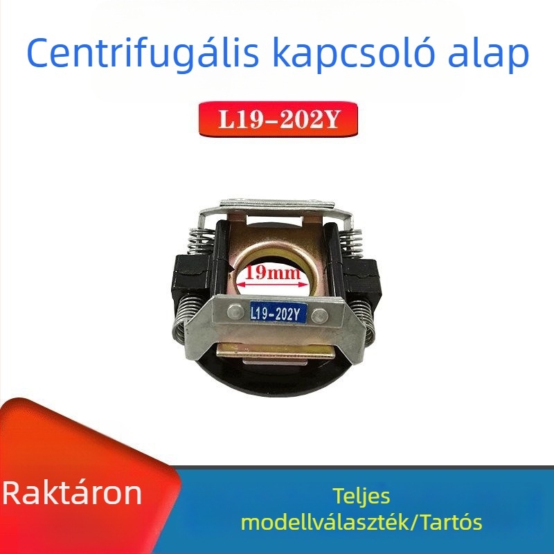 Egyfázisú centrifugális kapcsoló lemez motorhoz, modellek 25-27, 302/4 és 34/20/19 alaplemez