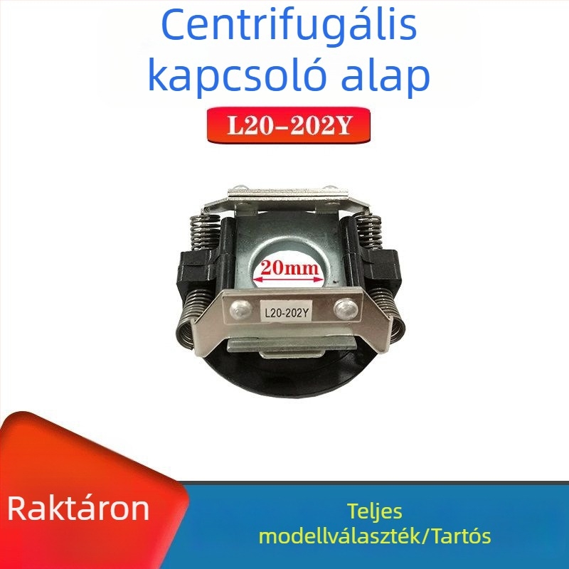 Egyfázisú centrifugális kapcsoló lemez motorhoz, modellek 25-27, 302/4 és 34/20/19 alaplemez