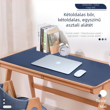 Extra nagy számítógép egérpad, PVC bőr asztali matrac, kétoldalas, csúszásmentes felület, logó minta
