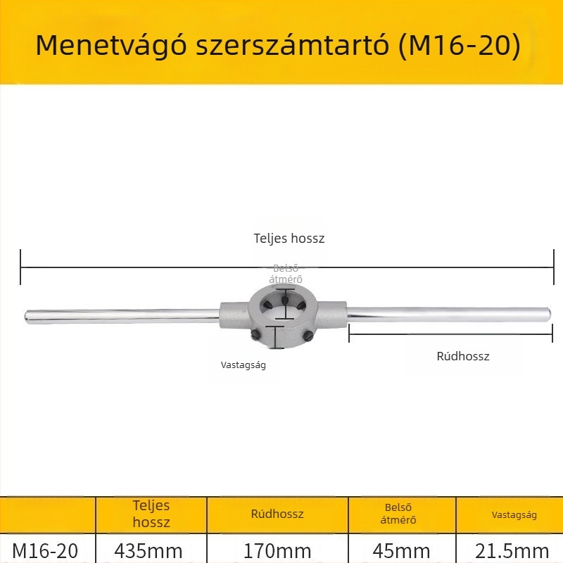 Ötvözött acél menetfúró fogó metrikus menethez