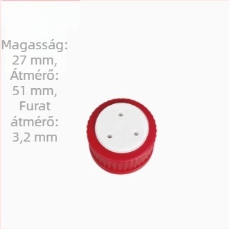 GL45 sapka mozgó fázisú oldószeres üveghez; PTFE sapka Schott reagensüveghez