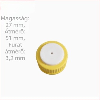 GL45 sapka mozgó fázisú oldószeres üveghez; PTFE sapka Schott reagensüveghez