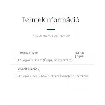 CNC eszterga szerszám C12 — vágófej tartó, kis eszterga szerszám, bal és jobb szerszámok