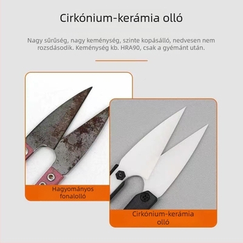Kerámiaszigetelt olló elektronikai javításokhoz, antistatikus, kompakt és hordozható