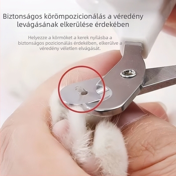 Macska körömvágó olló