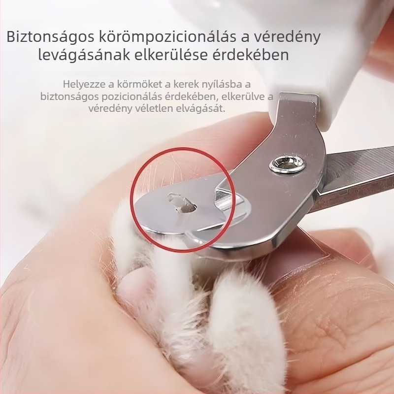 Macska körömvágó olló