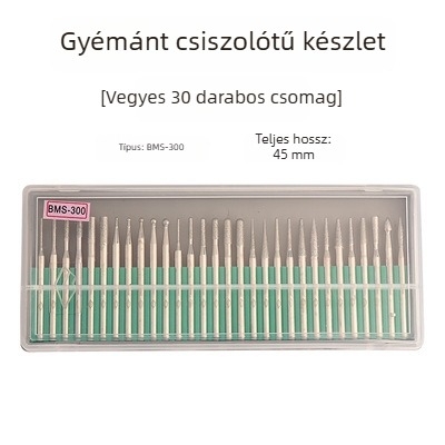 30 darabos vegyes készlet csiszolófejek jáde kő megmunkálásához – DIY csiszológéphez