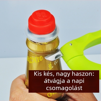 Sqt Shunquan konyhai ollók egyéni logóval, multifunkcionális háztartási élelmiszer ollók, rozsdamentes acél, erős rugó