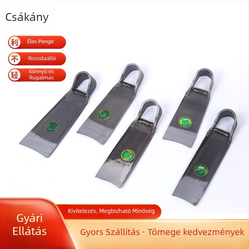 Több méretű kerti kapa a talaj lazítására, árkok ásására és zöldség ültetésére
