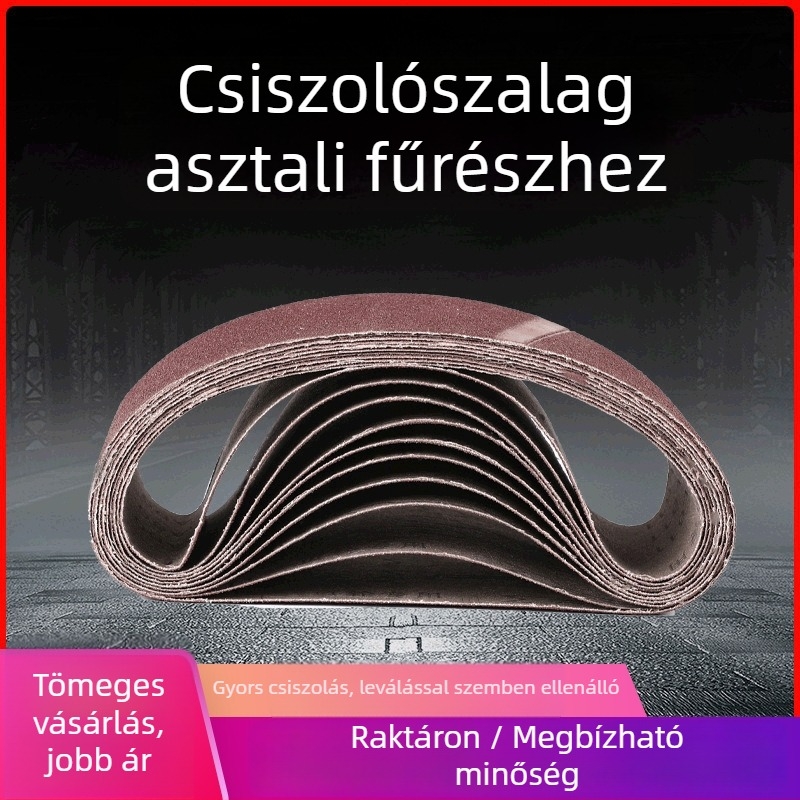 Tank gép csiszoló szalagja, 610100 és 53375, fa- és fémcsiszoláshoz és polírozáshoz