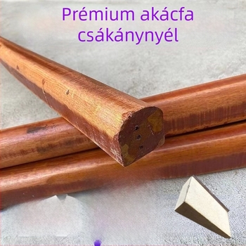 D alakú fa nyél kerti eszközhöz
