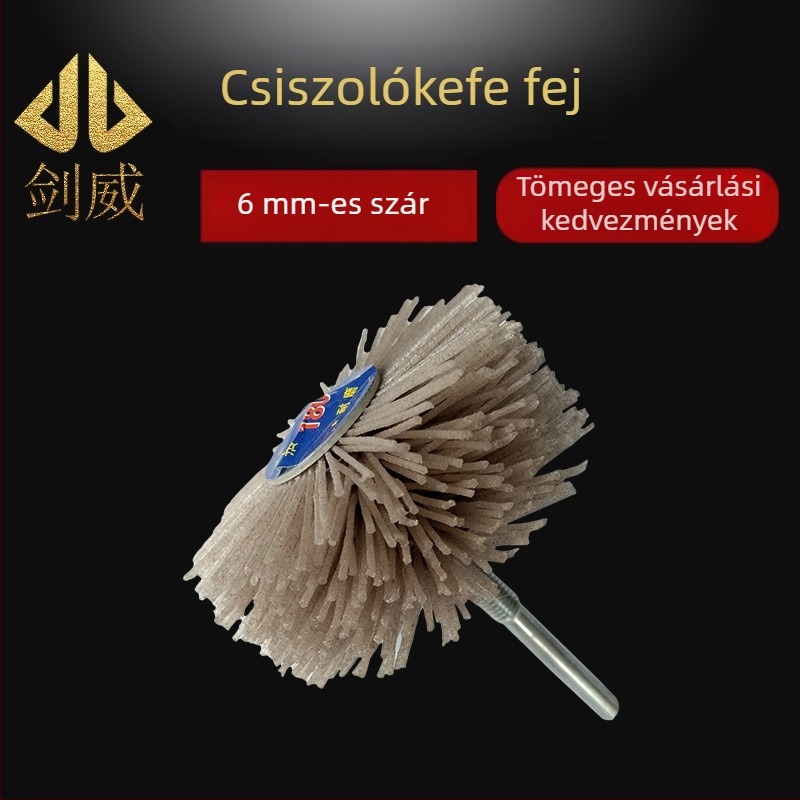 Elektronikus csiszolófej virágmintás gravírozáshoz, polírozó kefé rózsafa bútorok gyökérfaragásához