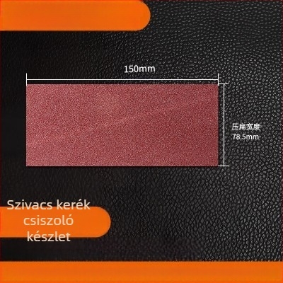 Szivacsos csiszolóhenger faiparhoz, 50×150 mm, szögcsiszolóhoz, csiszolás és polírozás