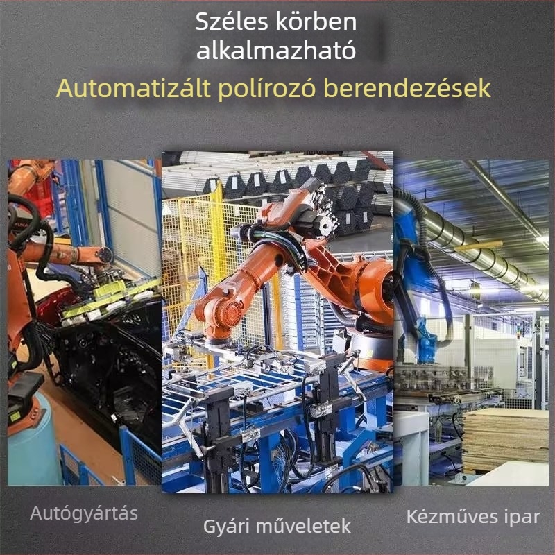 Pneumatikus csiszoló gép robotkarhoz, 5/6 hüvelykes csiszoló korongok, fém polírozás
