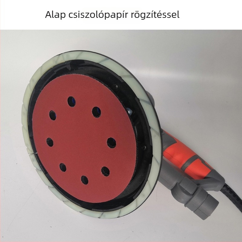 Hordozható falcsiszoló és polírozógép porgyűjtő rendszerrel és kettős világítással, modell DWS-180S