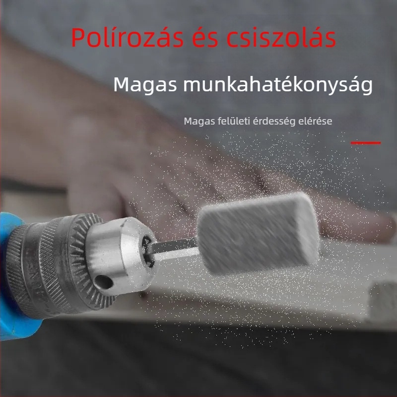 Fúróhoz való elektromos csiszolófej, hengeralakú konuszos polírozófej manikűrhöz, barna korund kerék csiszolófej