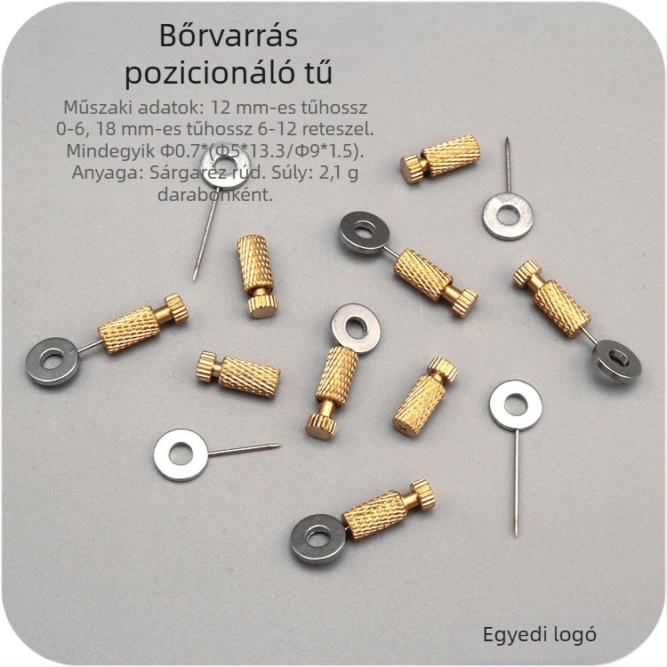 DIY bőrvarrás pozicionáló tű 0-6/6-12