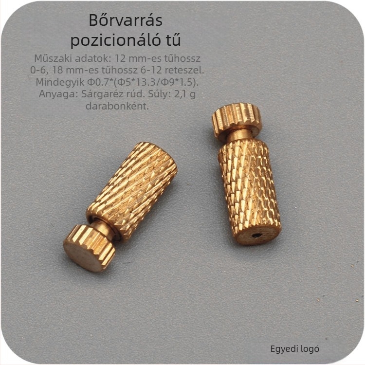 DIY bőrvarrás pozicionáló tű 0-6/6-12