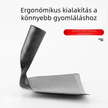 Kerti gyomirtó kapa, otthoni gyomirtó eszköz, mezőgazdasági ásó gyomláláshoz, többfunkciós mangánacél egyrészes, széles fej