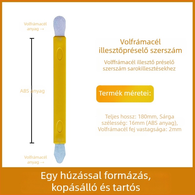 Wolfrám acél fugázó lemez csempékhez – Yin-Yang saroknyomó eszköz