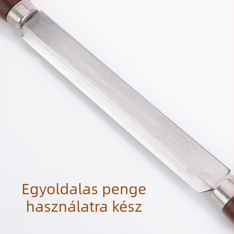 Diófából készült kézi planier - faipari formázó és finiselő eszköz