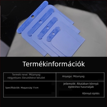 Rozsdamentes acélból készült vastag glettelő kés és kaparó