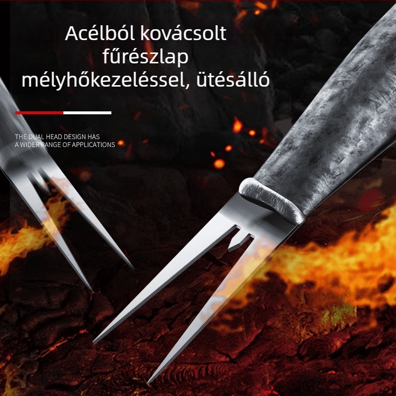 Kukorica ledolgozó eszköz a hajtások eltávolítására és a kalászok szétválasztására, hajlás nélkül, kukorica- és édesburgonya betakarításához, vastag mangánacél