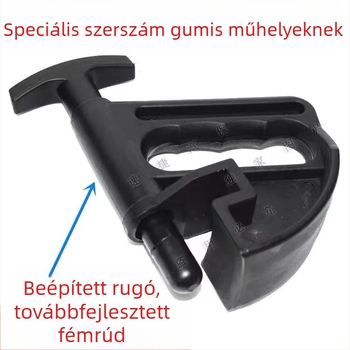 Tubeless gumiabroncs bead felhelyező és szerelő segédeszköz készlet