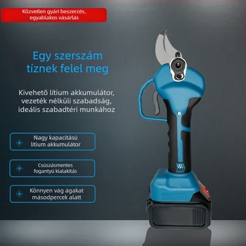 3.0 Li-ion akkumulátoros ágvágó olló – elektromos kerti olló